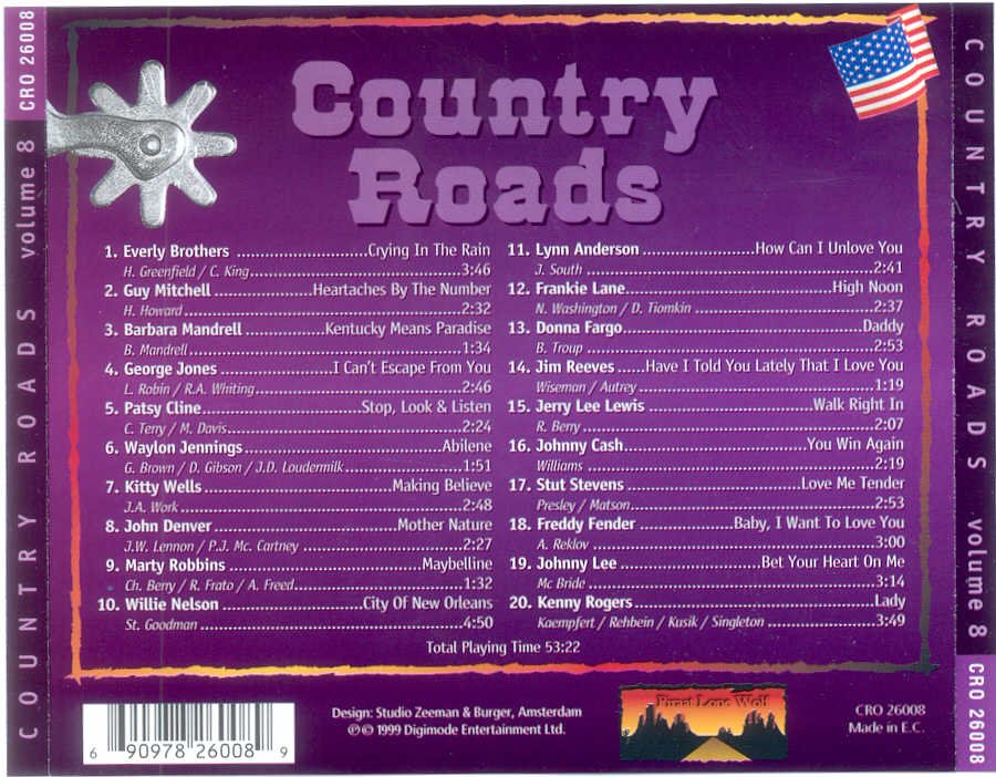 Country Roads  Vol 08 : Back